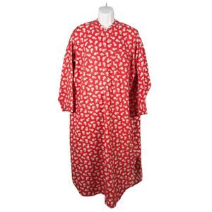 Vintage Diplomat Night Shirt Mens Medium Red Koala Bear Santa Hat Christmas